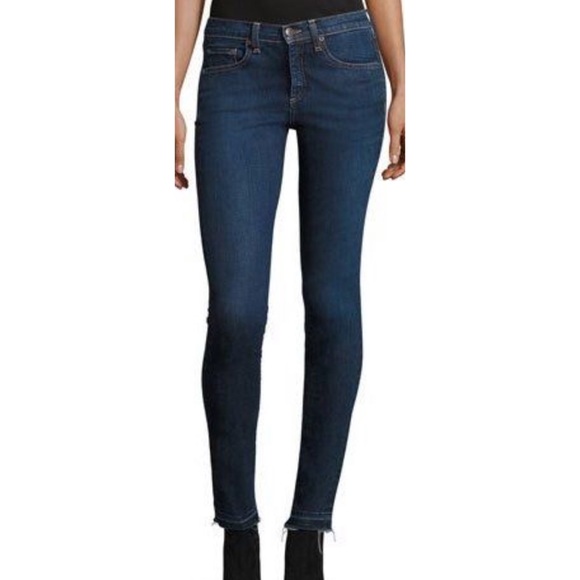 Veronica Beard Denim - Veronica Beard Kate 10" Skinny Raw Hem jeans 6566